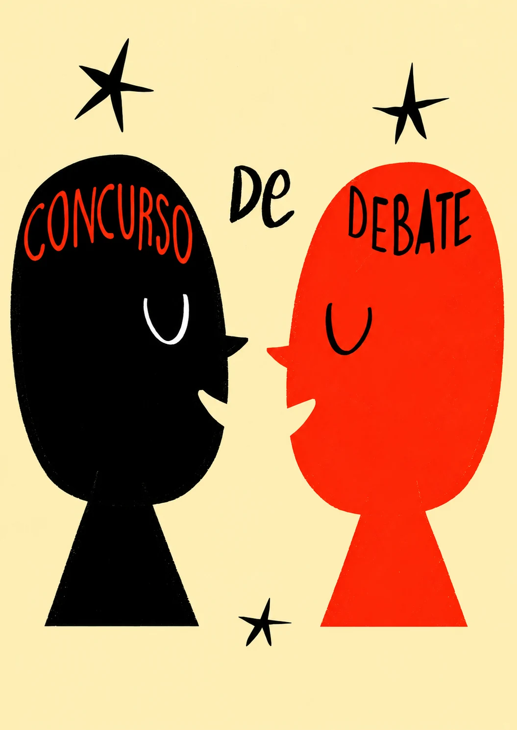 Logotipo de Concurso de Debate Escolar de Extremadura